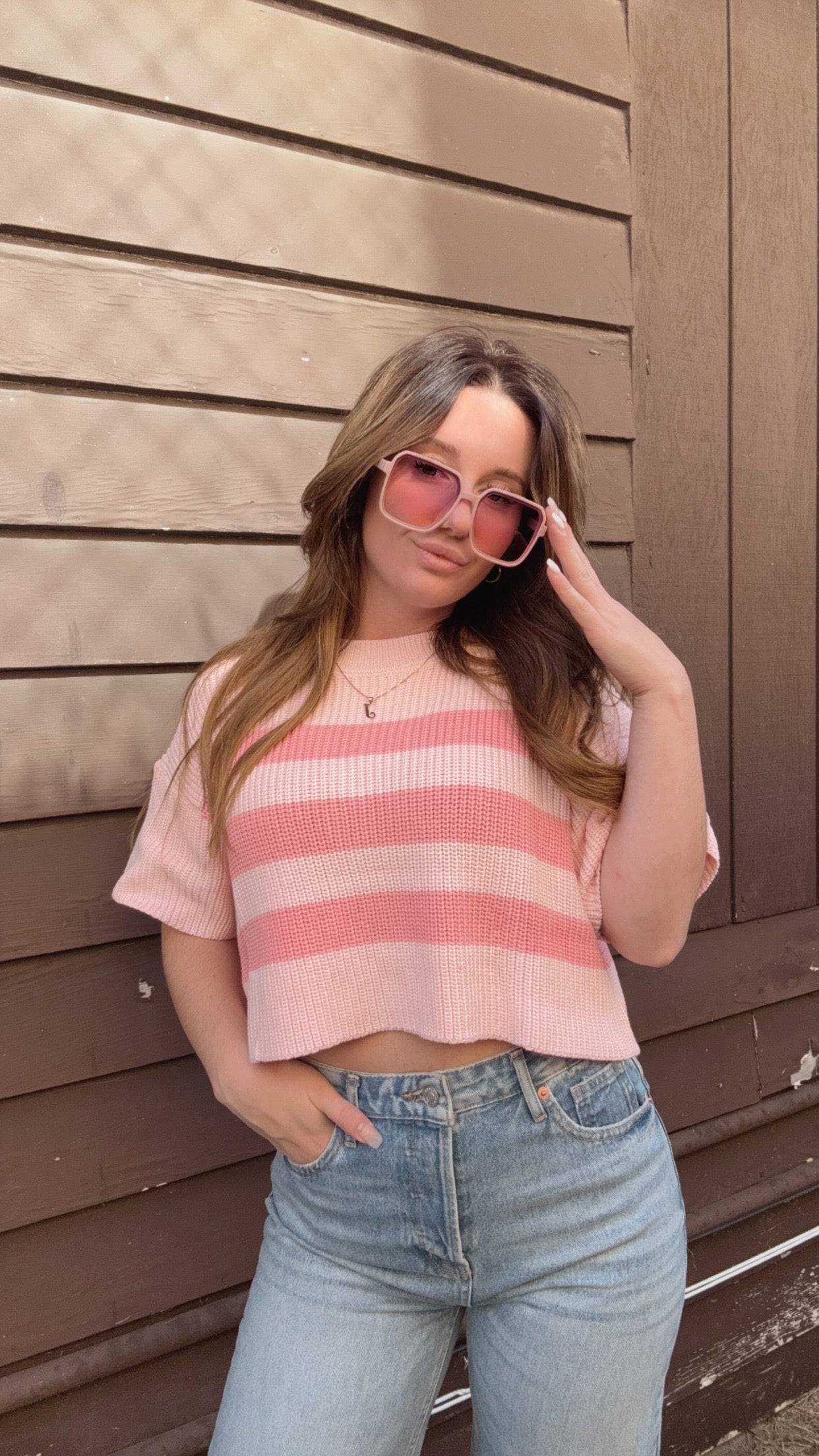 Layne Stripe Sweater Top