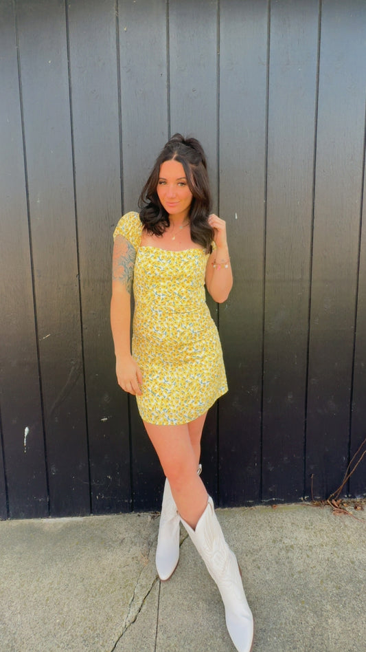 Lindsay Floral Mini Dress