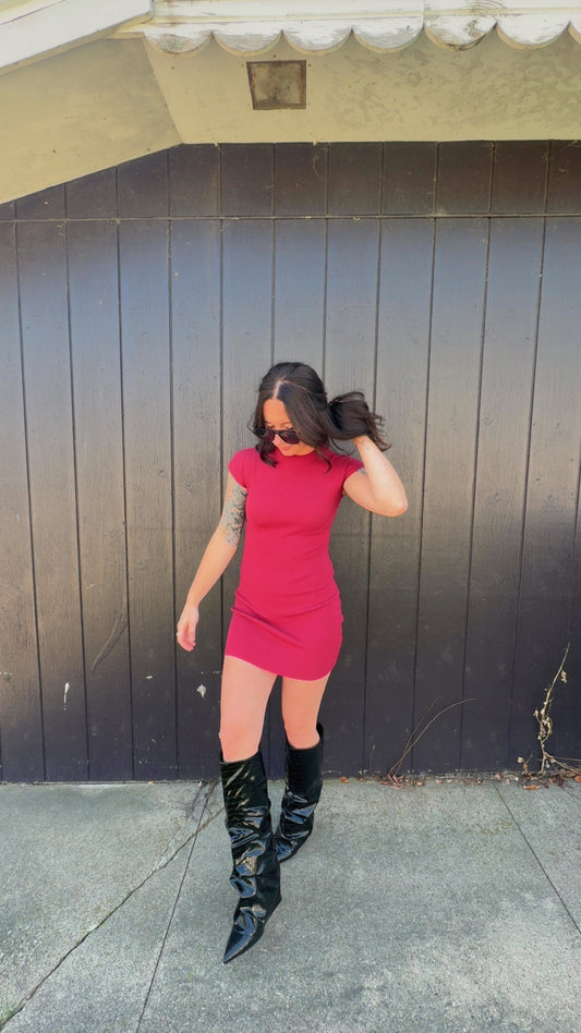 Anna Knit Mini Dress