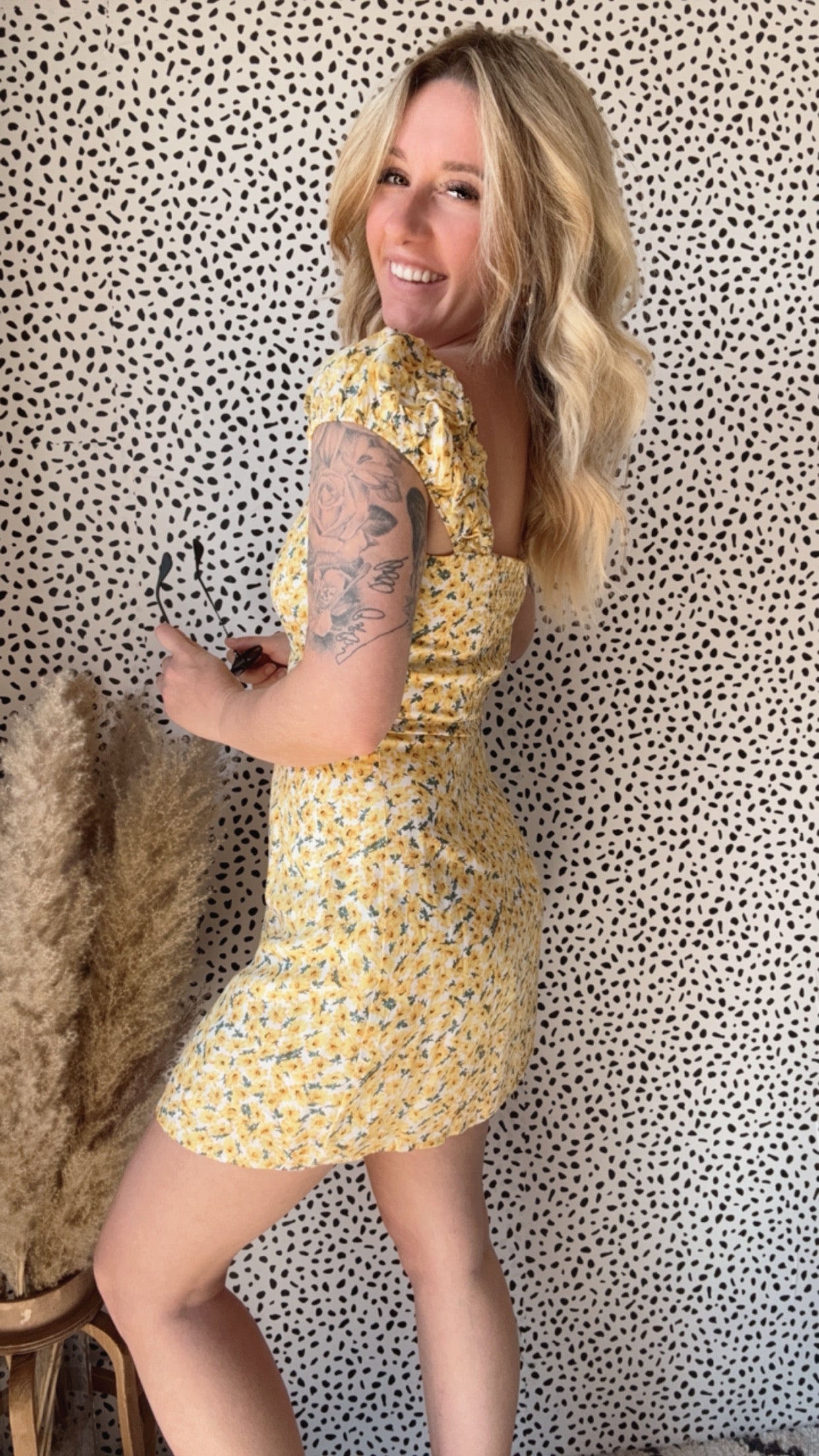 Lindsay Floral Mini Dress