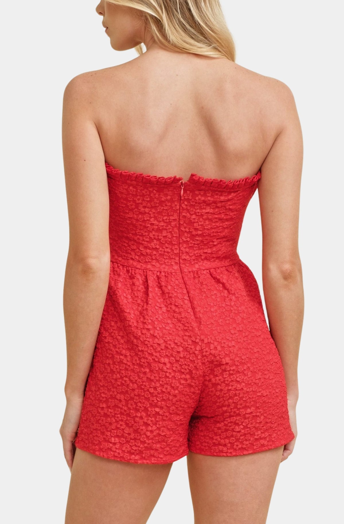 Jessi Floral Lace Romper