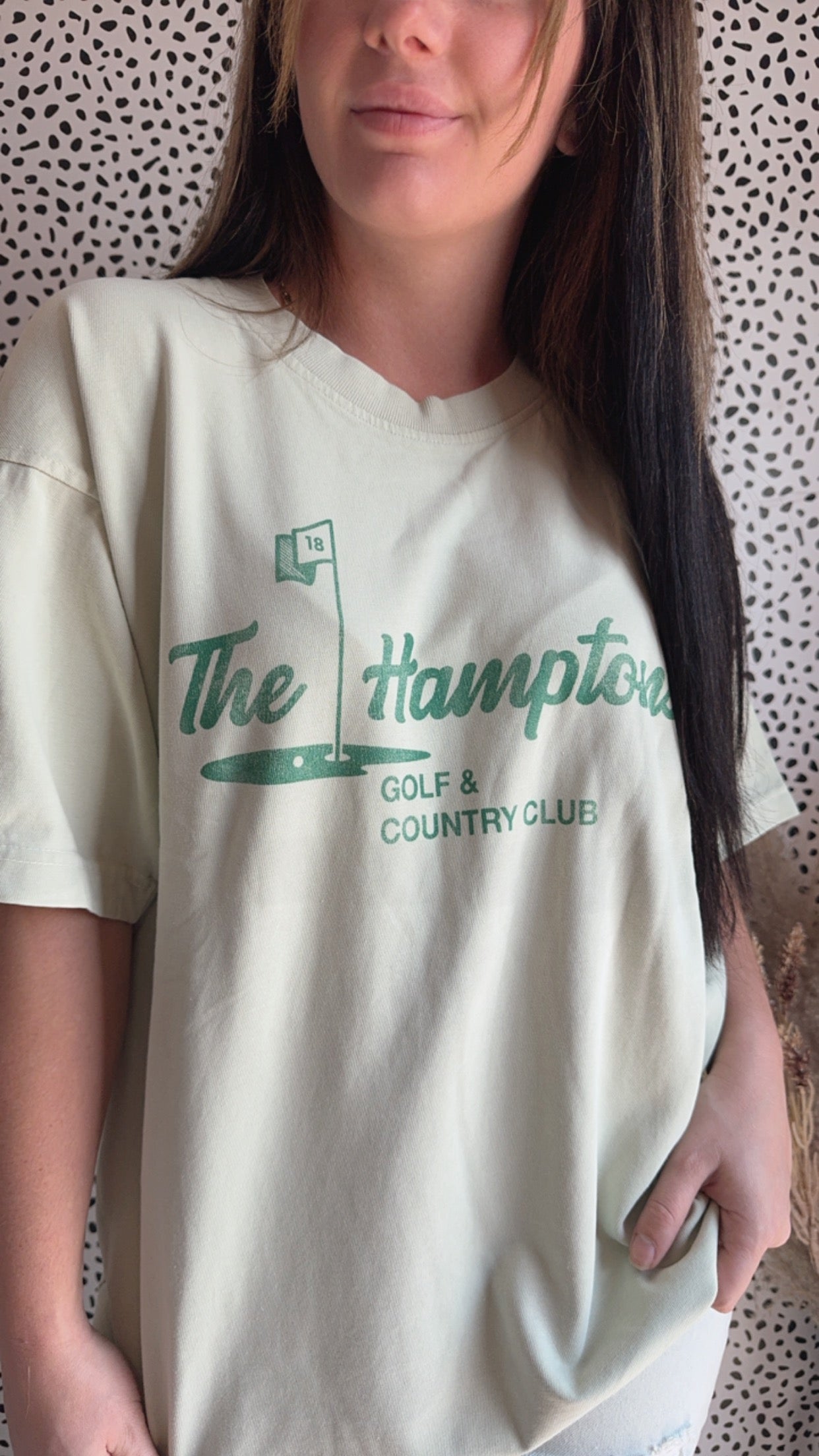 Hamptons Heavyweight Pigment-Dyed Crewneck Golf T-Shirt