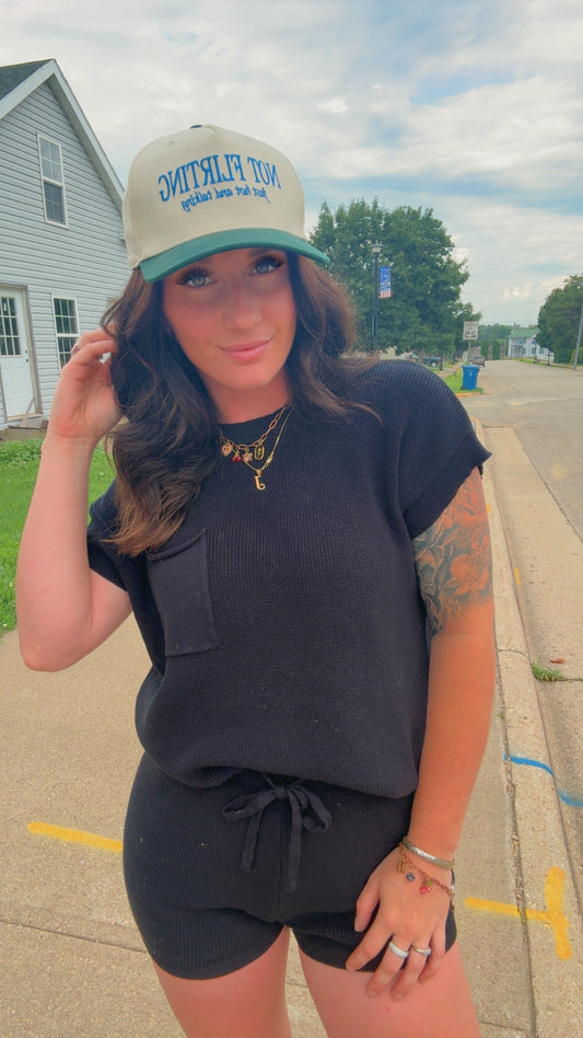 Kaia Short Sleeve Sweater & Shorts Set