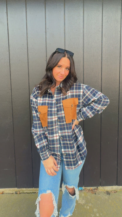 Fawn Pocket Detail Shacket