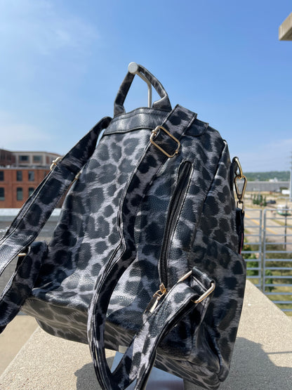 Leopard Bookbag