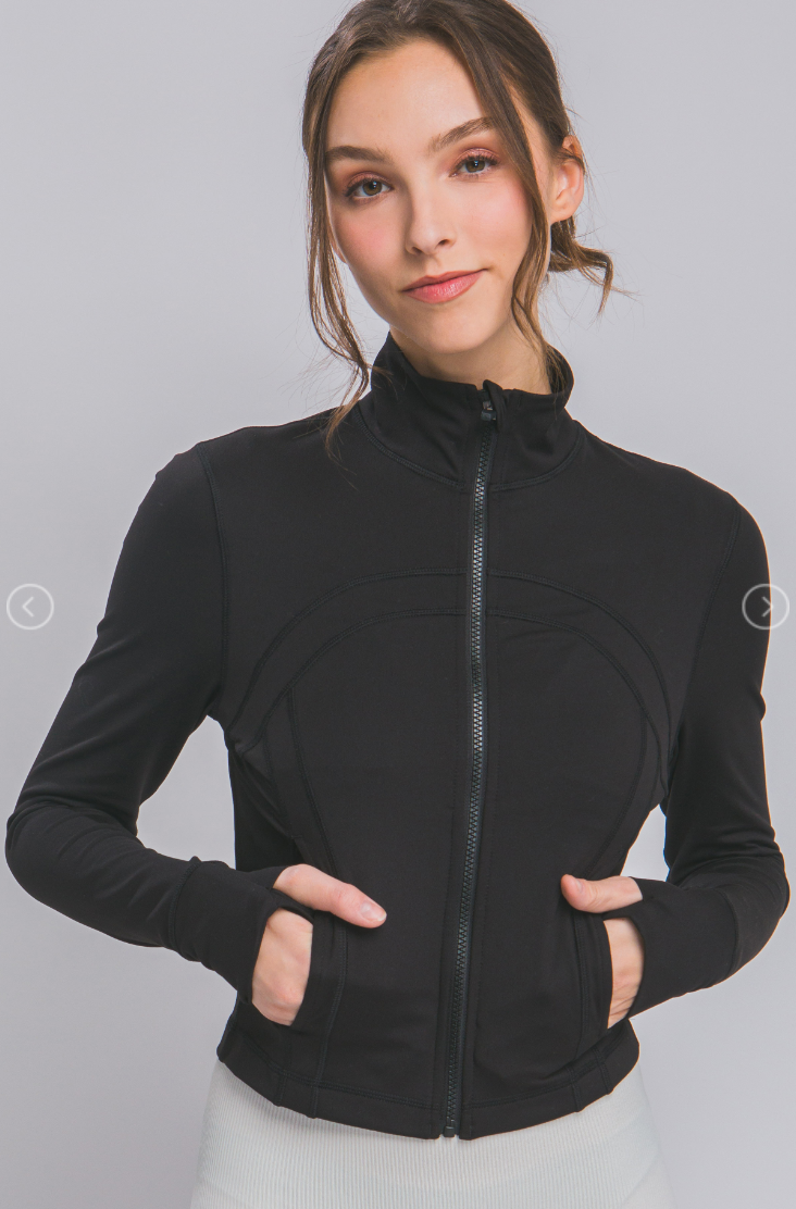 Lulu Active Zip Up Jacket