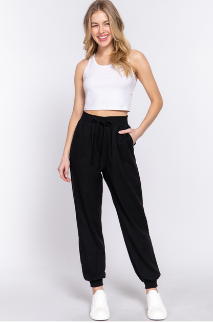 Maddie Linen Joggers