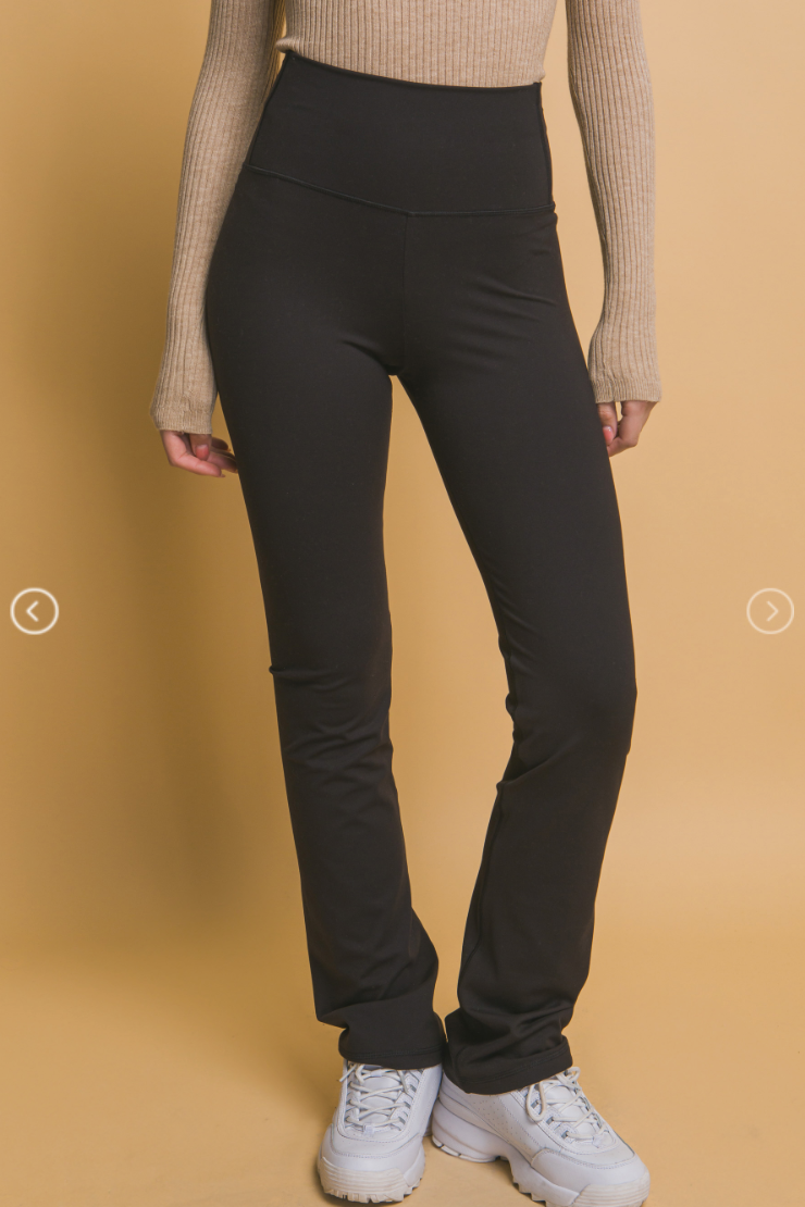 Lulu High Waist Flare Leggings