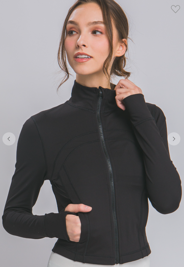 Lulu Active Zip Up Jacket