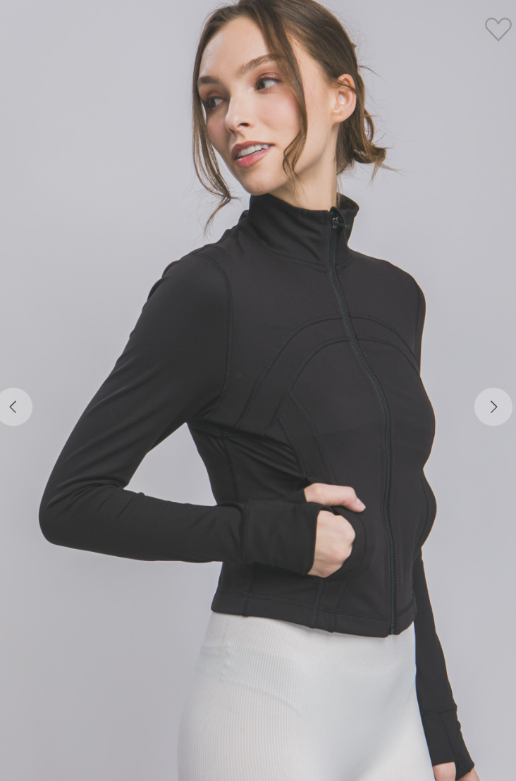 Lulu Active Zip Up Jacket