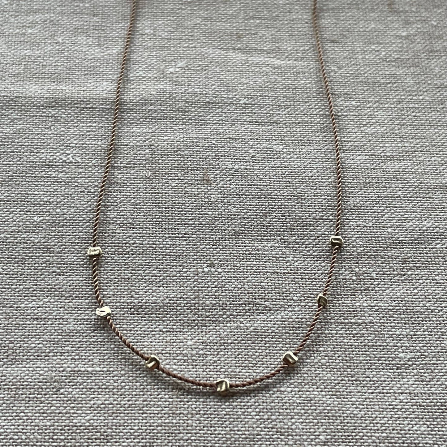 Gold Studs Necklace