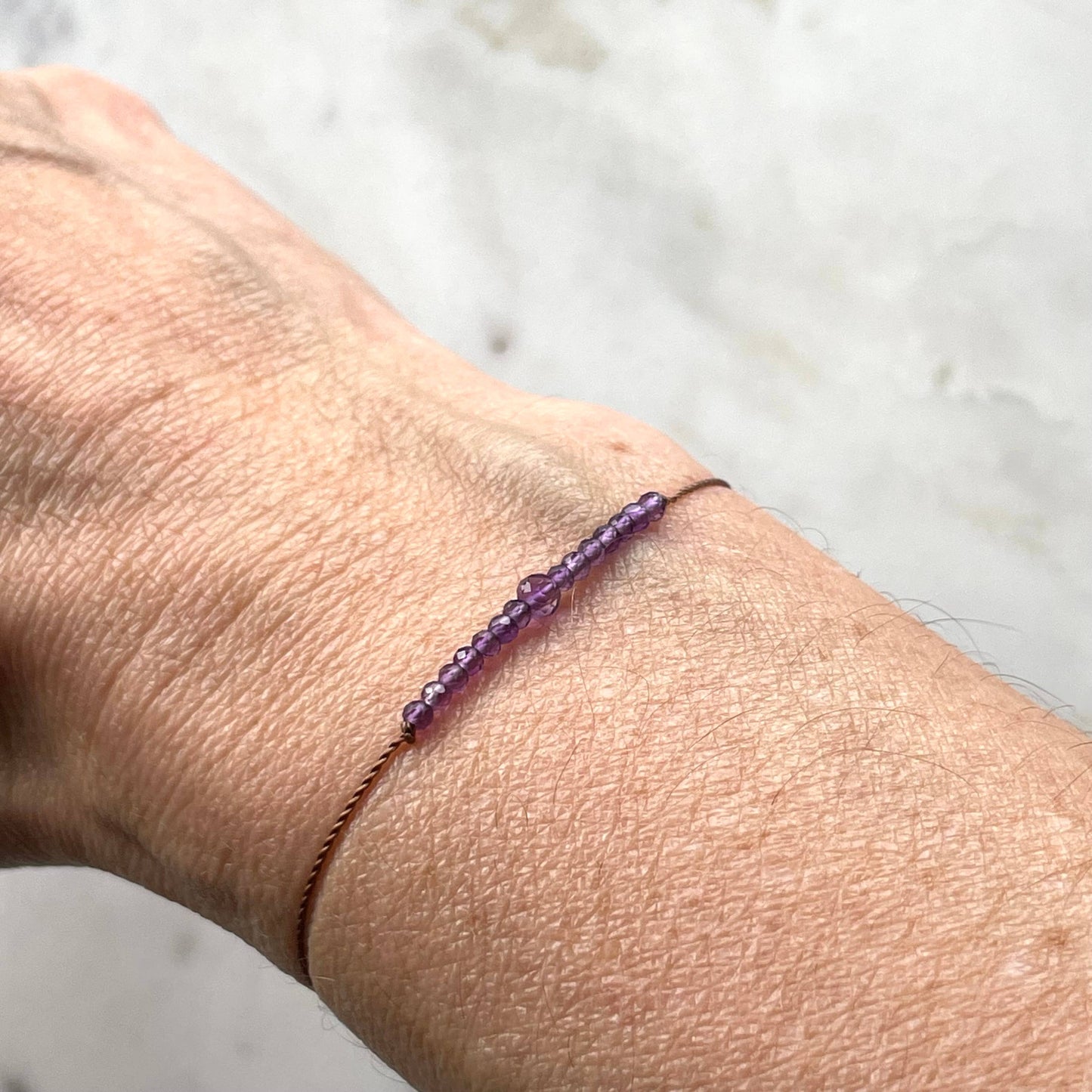 Amethyst Bracelet- Peace