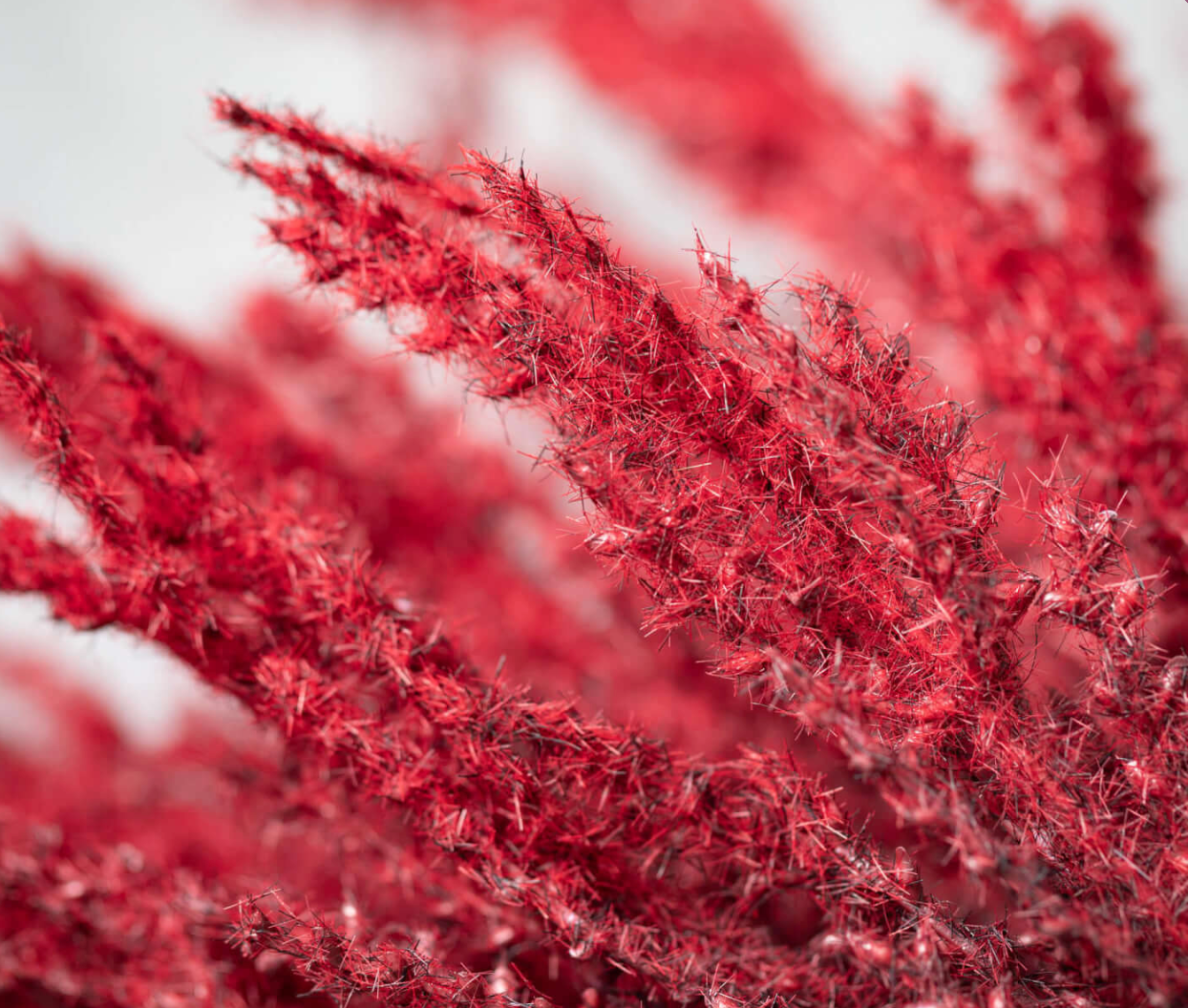 FAUX DRIED RED GRASS GARLAND