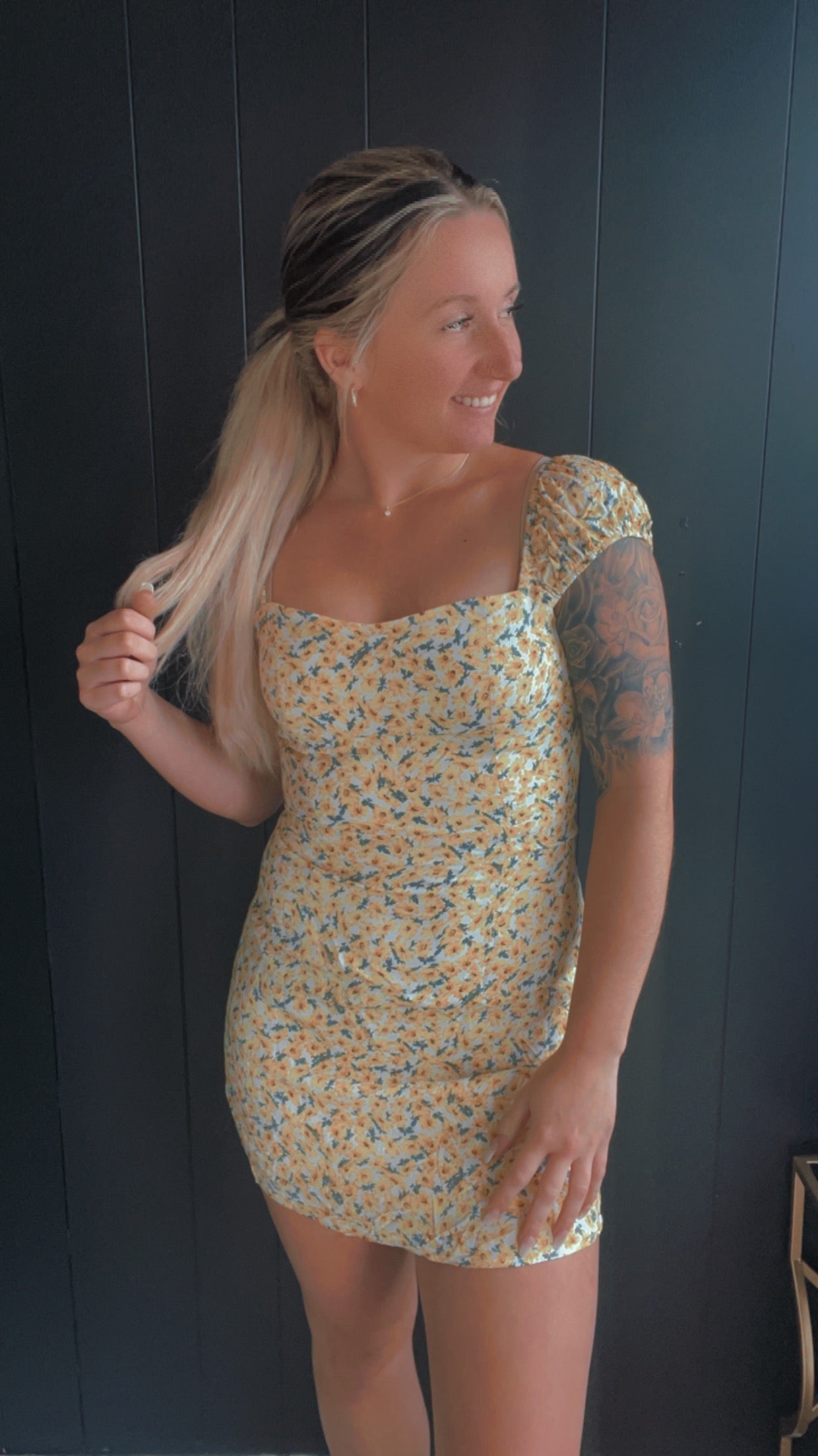 Lindsay Floral Mini Dress