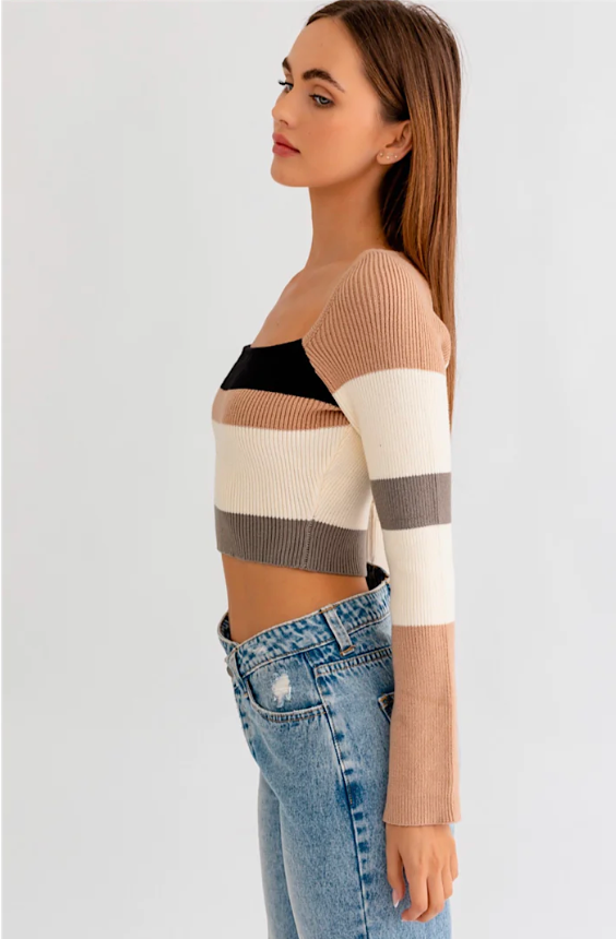 Uptown Striped Sweater