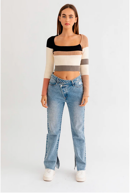 Uptown Striped Sweater