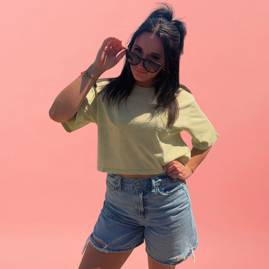 Sage Crop Top