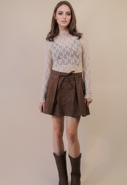 Echo Mesh Lace Long Sleeve