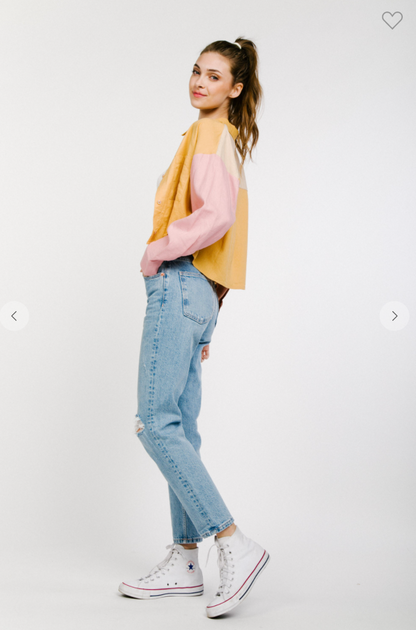 Sammie Color Block Button Up