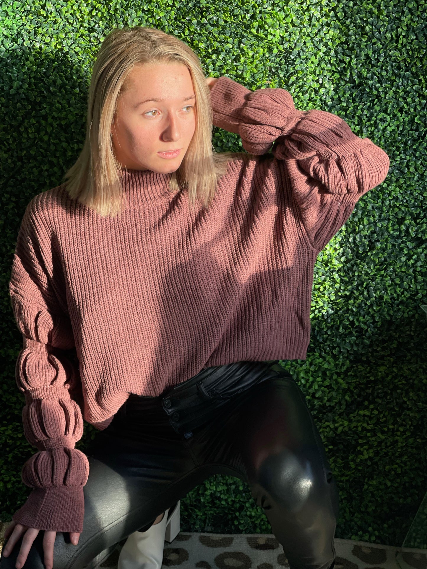 Katie Mock Neck Sweater