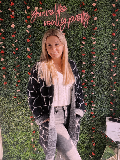 Lealo Printed Cardigan
