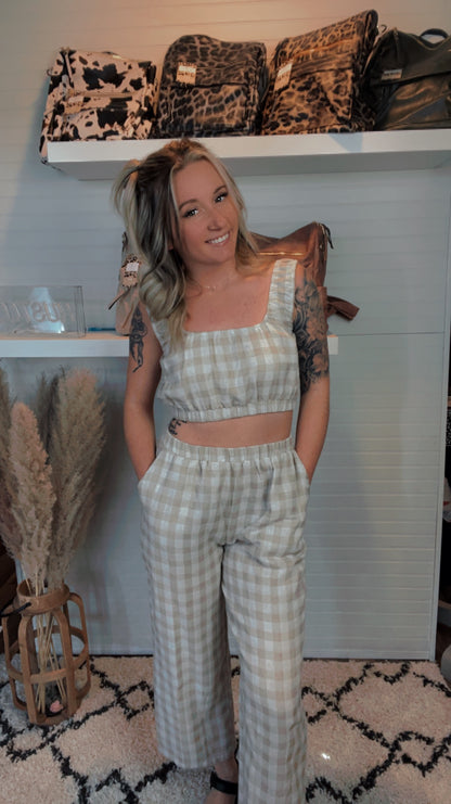 Rachael Gingham Set